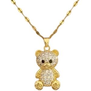 TEDDY BEAR GOLD Necklace